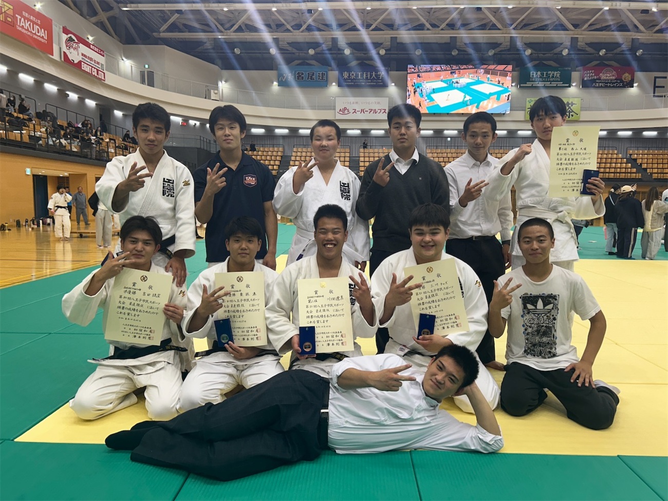 【柔道部】八王子市民大会に出場しました