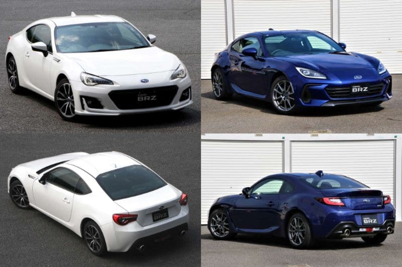 スバルBRZ新旧比較【9年振りのフルモデルチェンジで劇的な進化