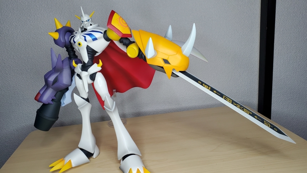 一番くじ デジモンアドベンチャー A賞オメガモンフィギュア 紹介 後編 