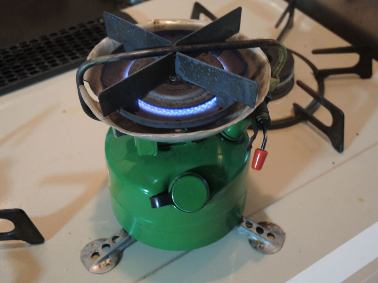 コールマン 508A 91年 とろ火加工済み コールマン ストーブの改造