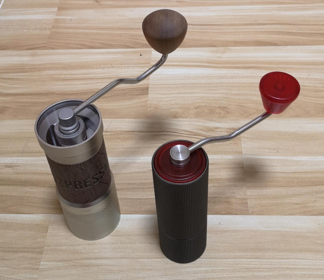 タイムモアCと1Zpresso JE-plus｜コーヒーミルによる挽き豆の粒度の 