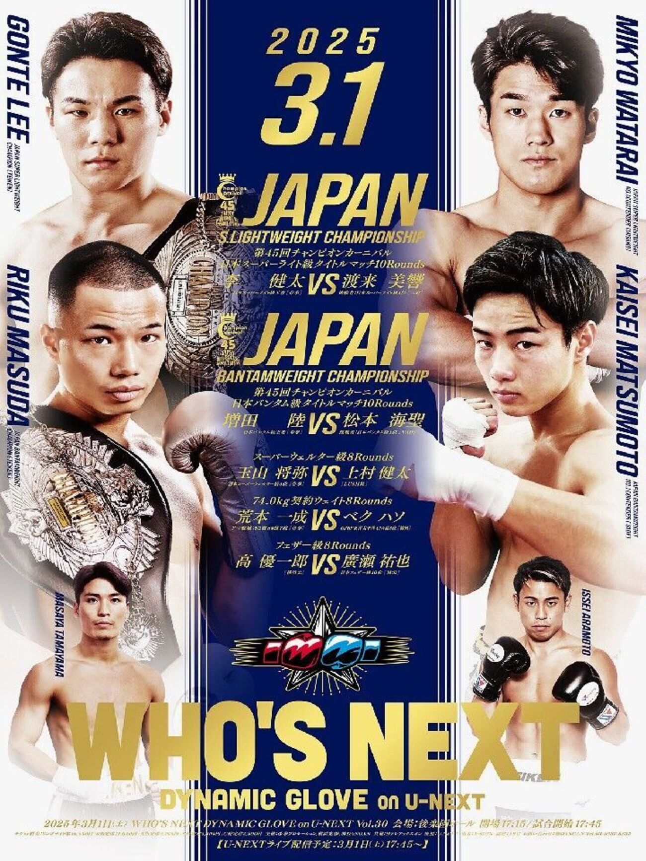 ボクシング　ポスター　亀海喜寛vsヤン　2014.4.5　後楽園ホール ボクシング ポスター 亀海喜寛vsヤン 2014.4.5 後楽園ホール