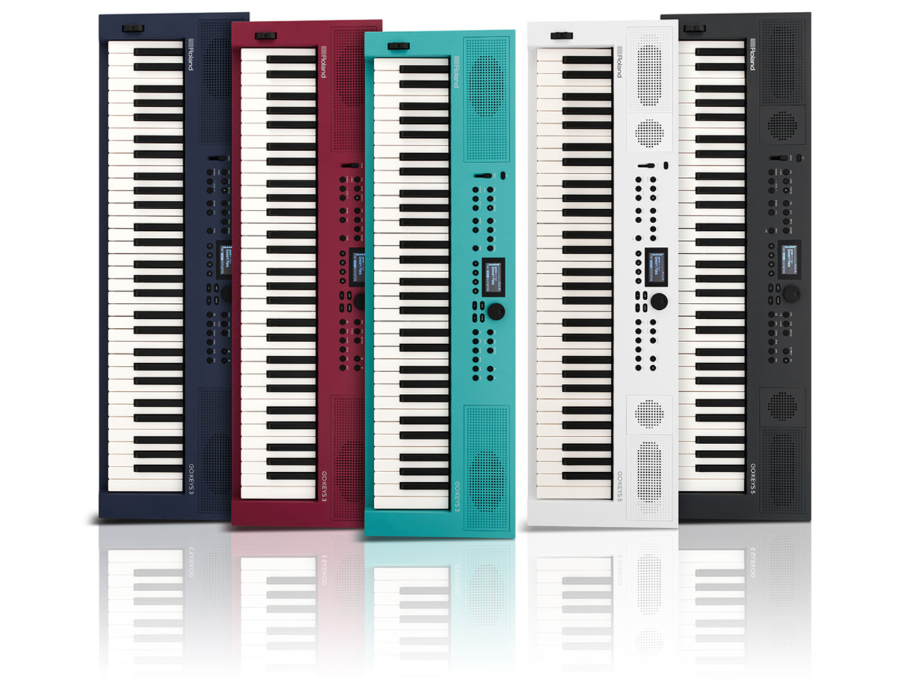 Roland GO:KEYS GO61-K キーボード 分厚く ペダルヘッドフォン付き