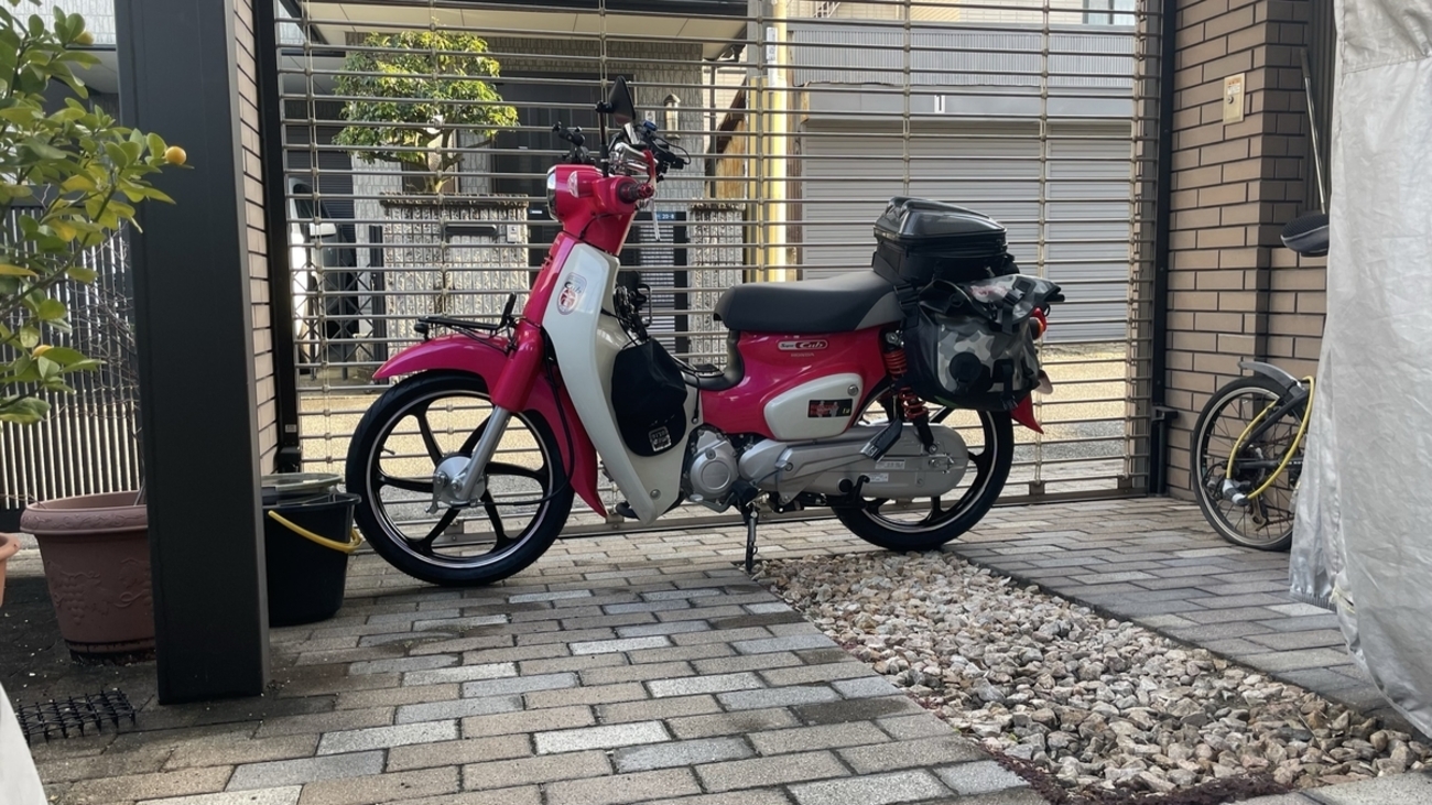 スーパーカブ110」キャストホイール＆チューブレス化のカスタム完成