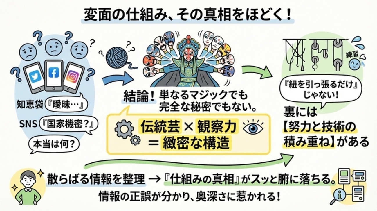 変面師の仕組みとは？中国伝統芸能「川劇」の仕掛けと国家機密の真相を徹底解剖