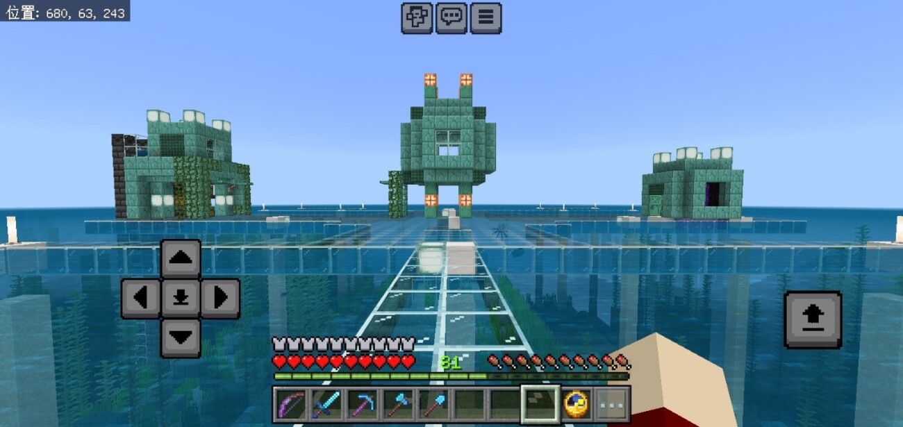 のんびりマイクラS９#127～海底神殿にネザーポータルを設置しよう