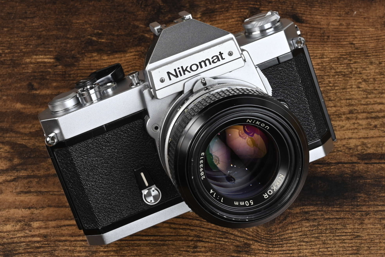 良品 Nikomat FTN＋50mm f1.4 純正ストラップ・フィルター付 STC社製クリップフィルター - Nikon Zマウント フルサイズ機用