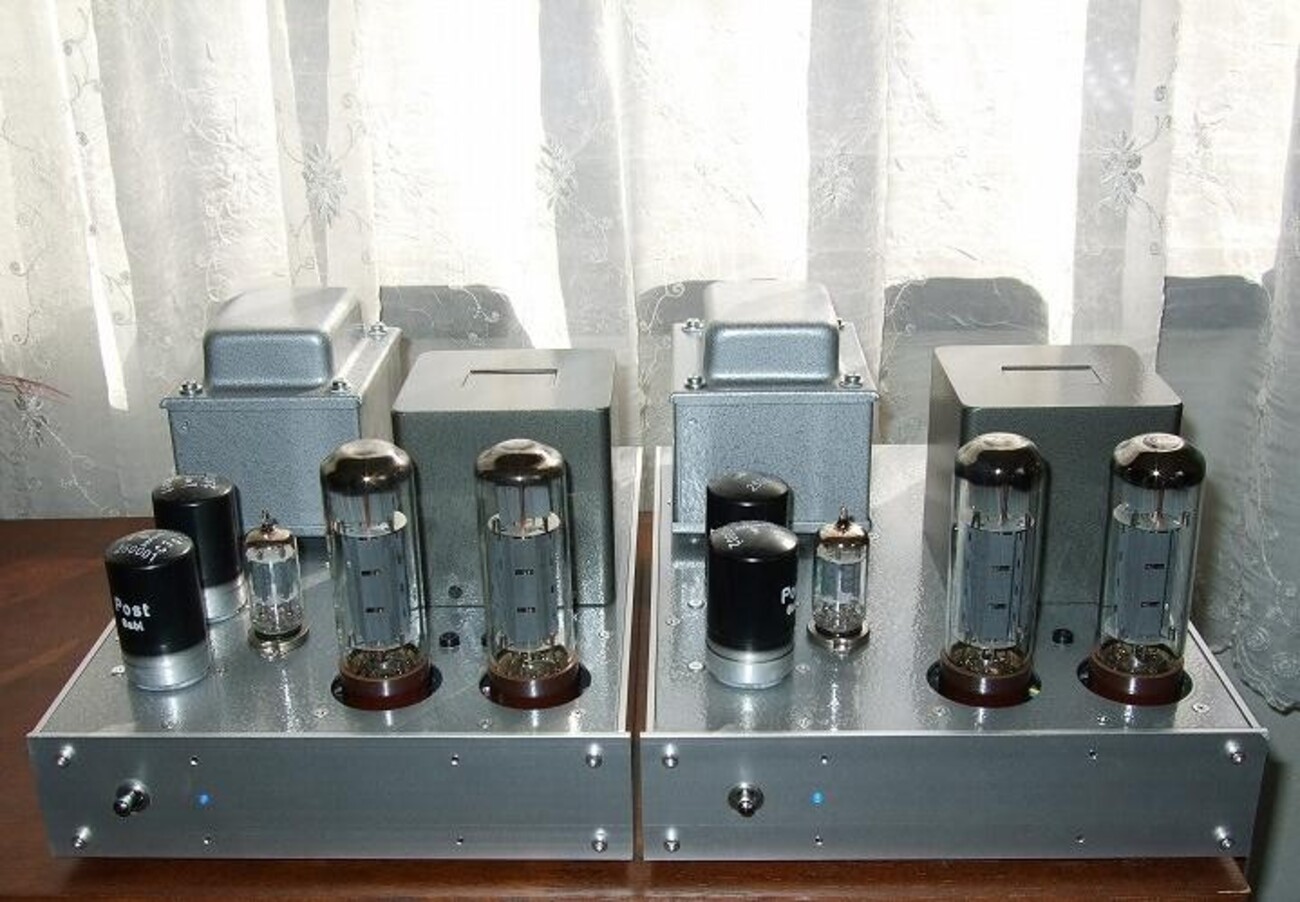 ペルケ式 6N6P 全段差動 A級プッシュプル ステレオアンプ ペルケ式 6N6P 全段差動 A級プッシュプル ステレオアンプ