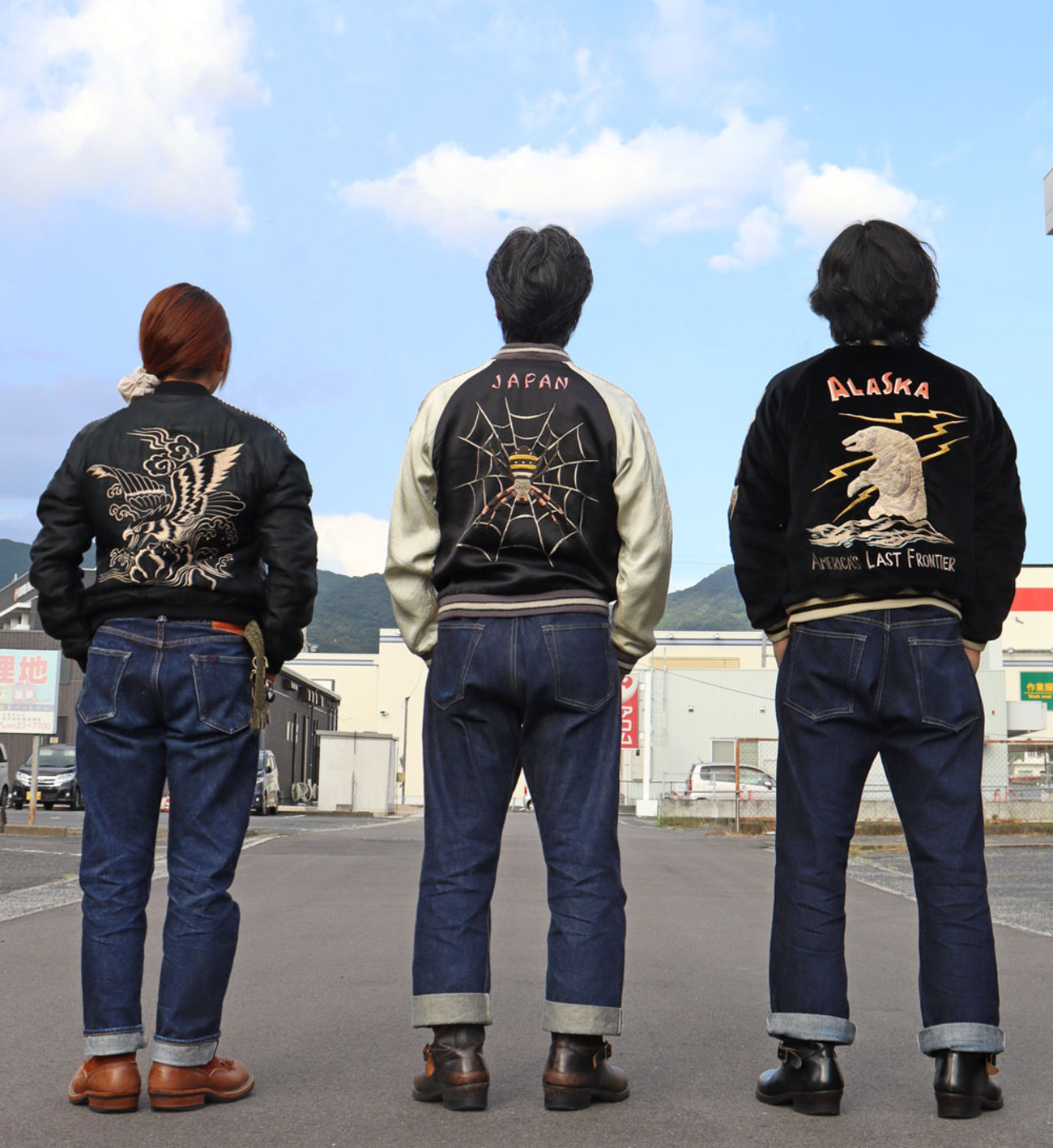 ☆背中で語るシリーズ☆ 今年もスカジャン 続々入荷してます！！ 蜘蛛 