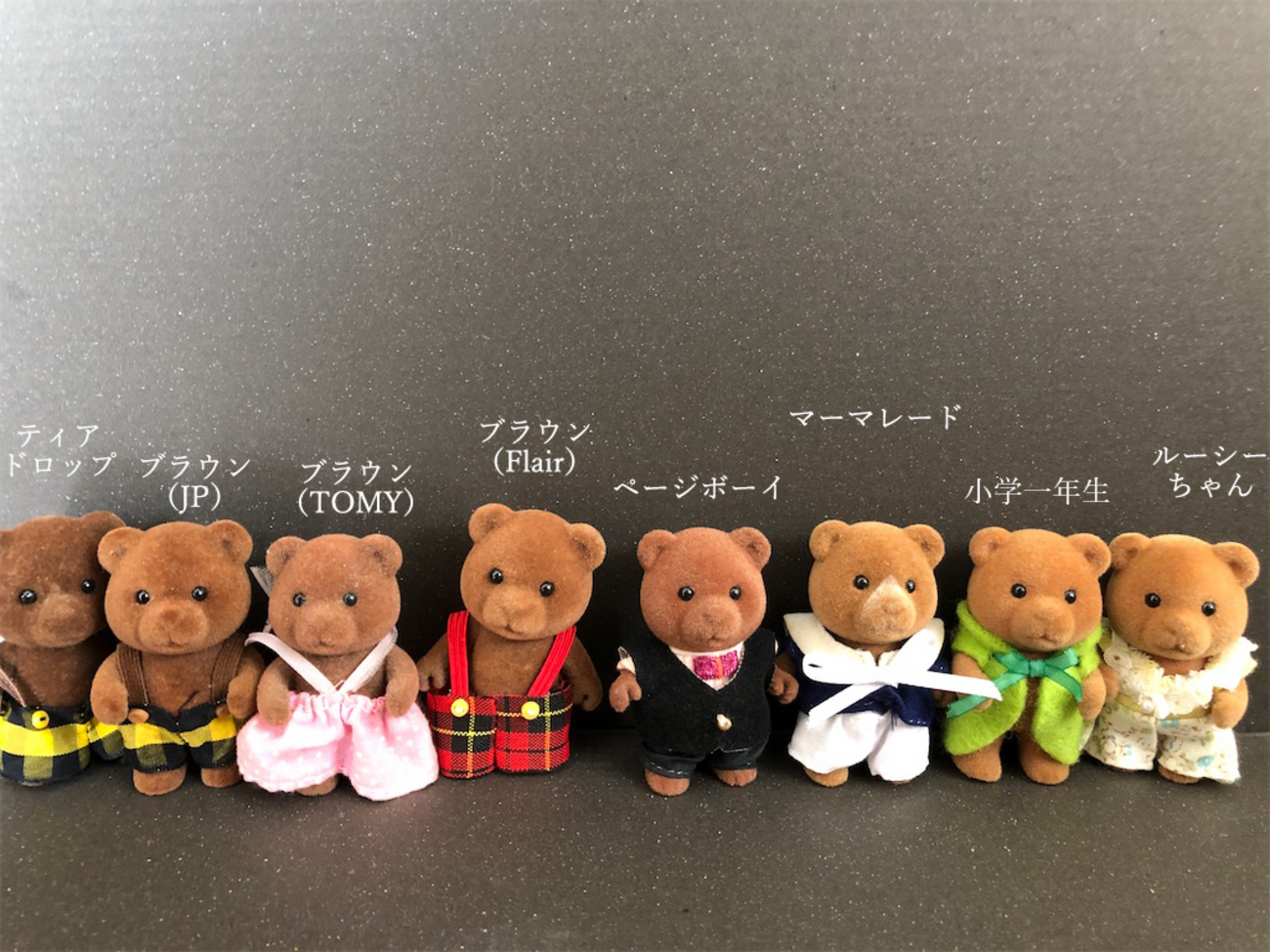 初期顔クマの比較 - 森の住人