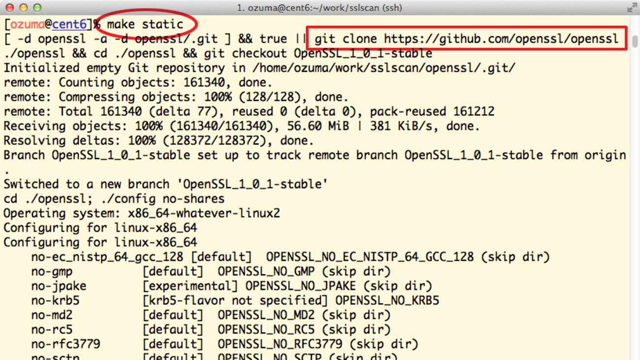 [B! SSL] sslscanでサーバのSSL/TLS状態を簡単にチェックする - ろば電子が詰まつてゐる
