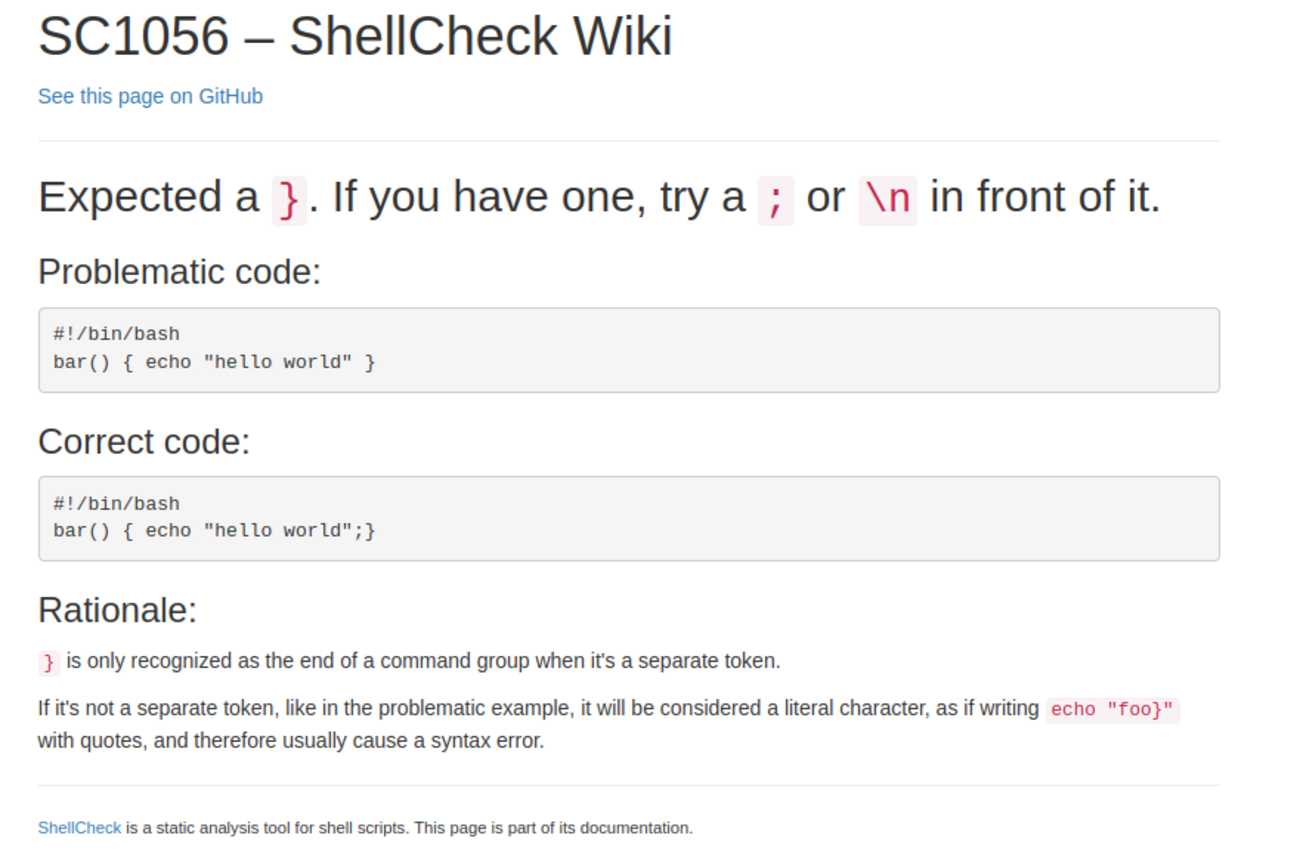 Shellcheckを使ってBashスクリプトのチェックと最適化 - ひゃまだのblog