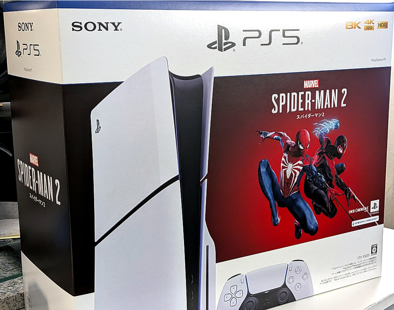 PS5 Slim CFIJ-10020 スパイダーマン2同梱版をゲオの宅配買取で売却 