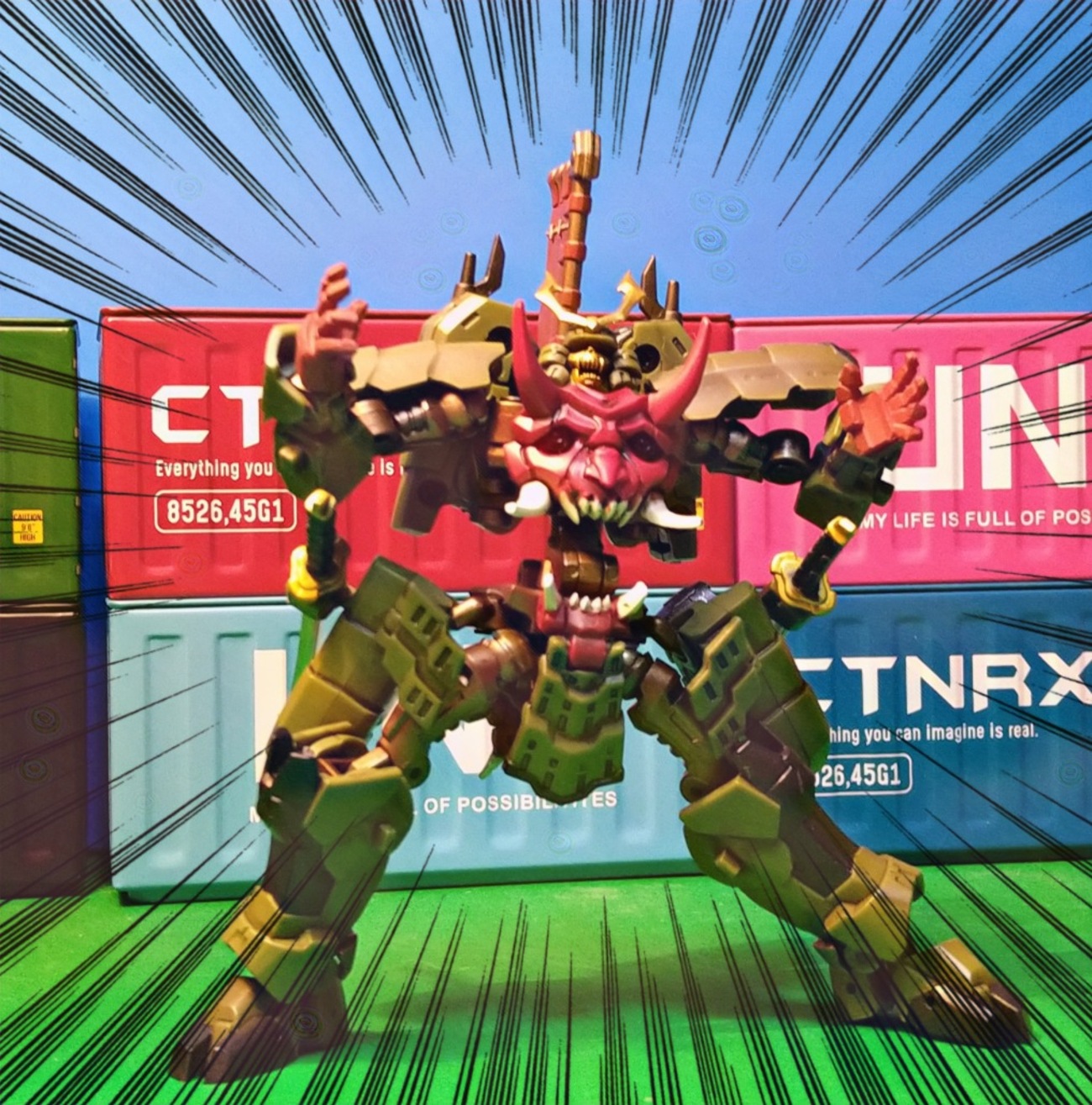 恐怖の完全変形 トランスフォーマー 怨霊具足 Iron Factory アイアン 