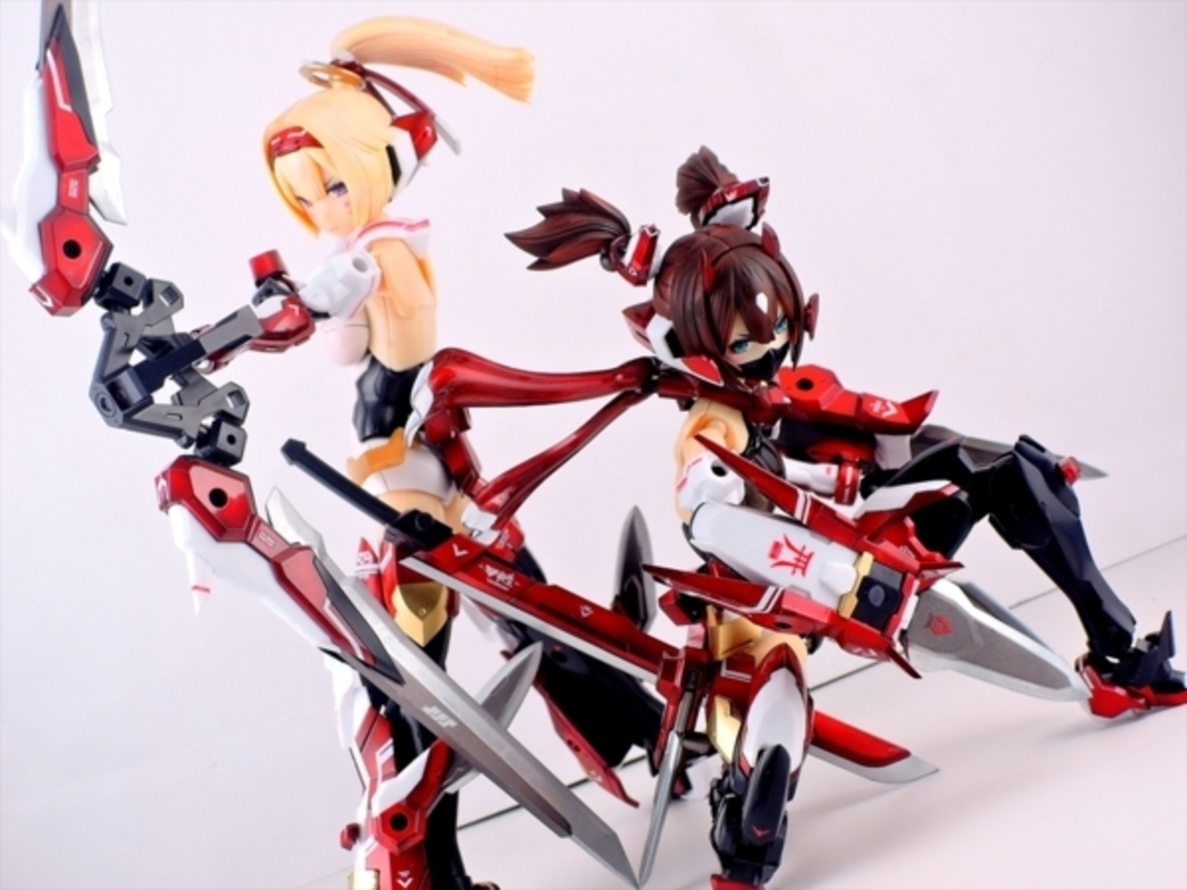 メガミデバイス　朱羅　忍者　弓兵　マジカルガール　3体セット メガミデバイス 朱羅 弓兵 を作ろう！ その4 - YOの玩具箱