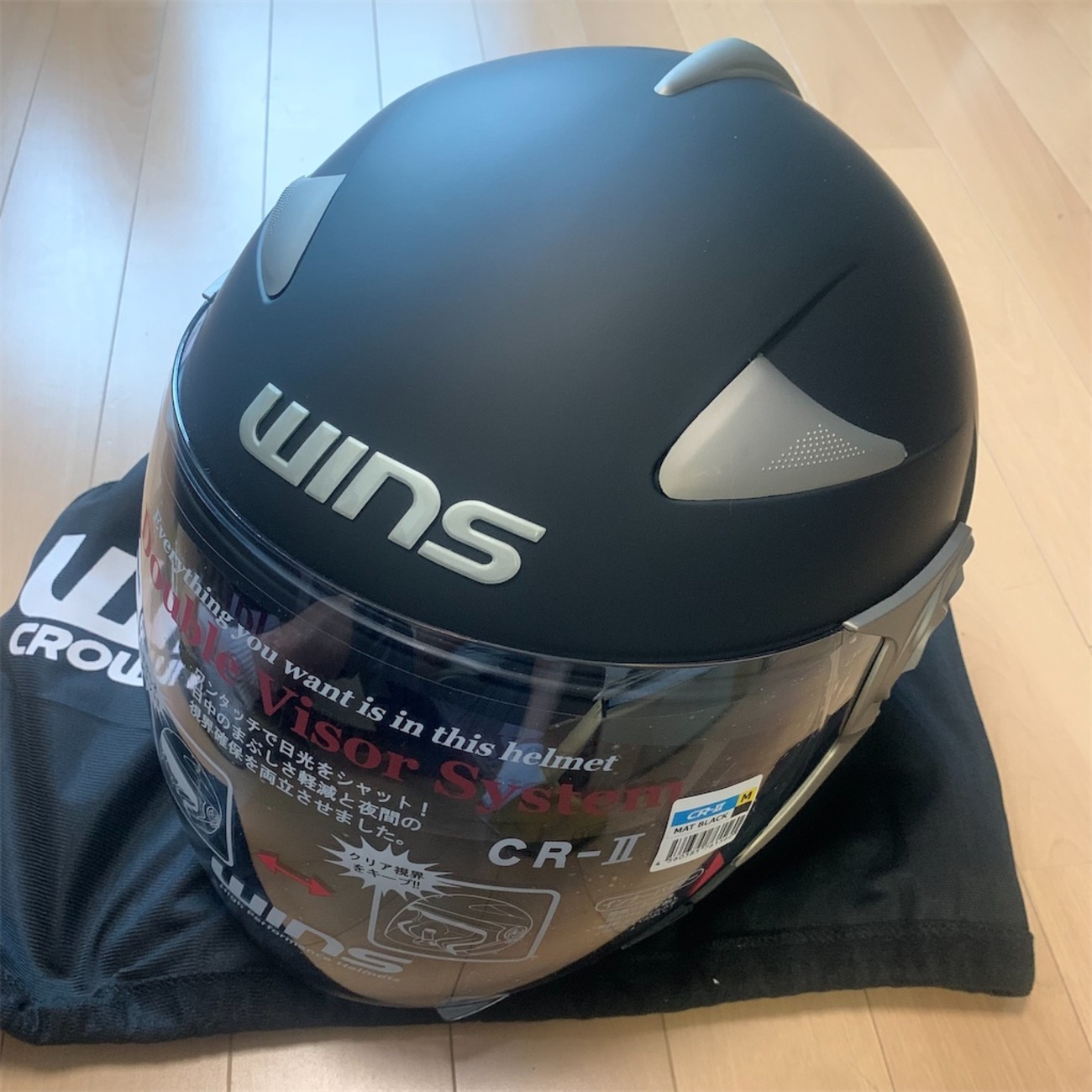 ほぼ新品 WINS CR-2 CR-Ⅱ　XL アドバンスガード インナーバイザー m68558330322_1.jpg?1726783994
