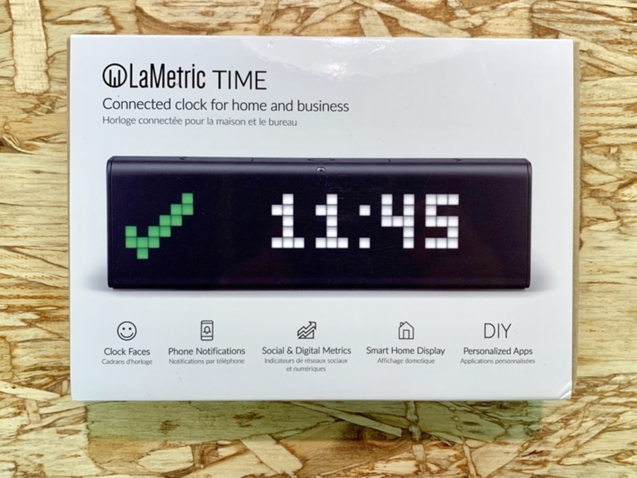 デジタル時計LaMetric Time づけ アプリ付きWi-Fi時計