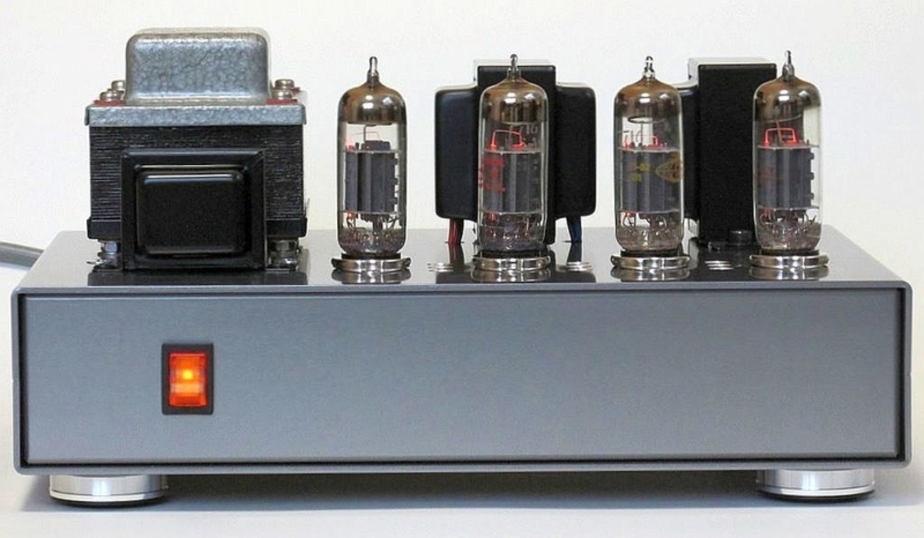7716 SRPPアンプ・本番機完成 - おんにょの真空管オーディオ