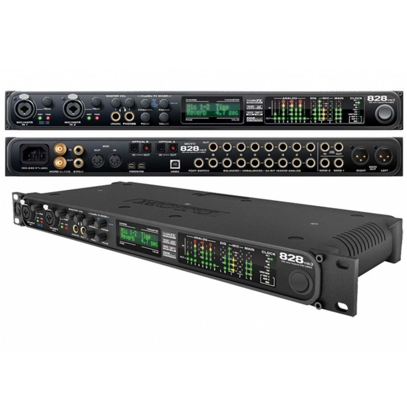 ジャンク】MOTU 828mk3 オーディオインターフェース