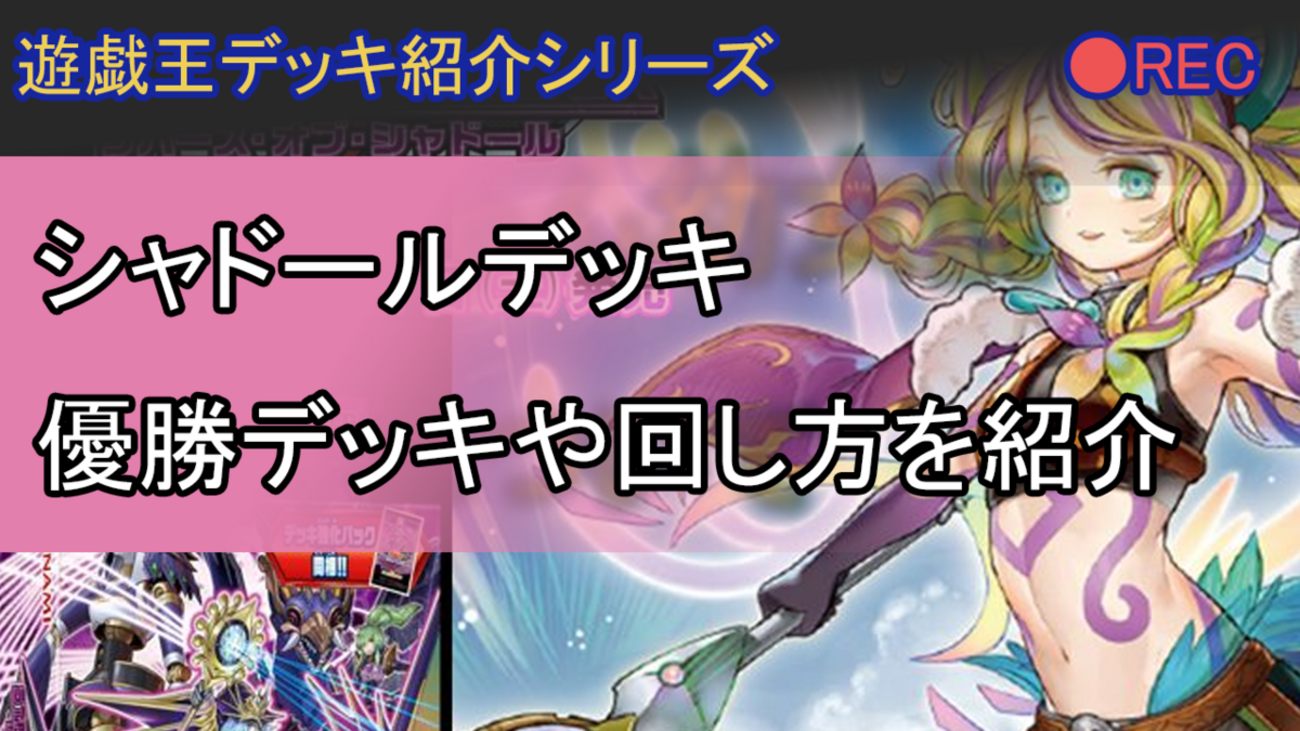 シャドール デッキ 2022】優勝デッキレシピ,回し方,相性の良いカードを 