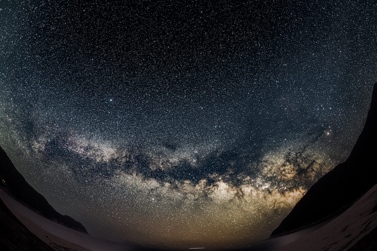 画像78 同一夜の大三角三態(夏の大三角) - 星のある情景in鹿児島