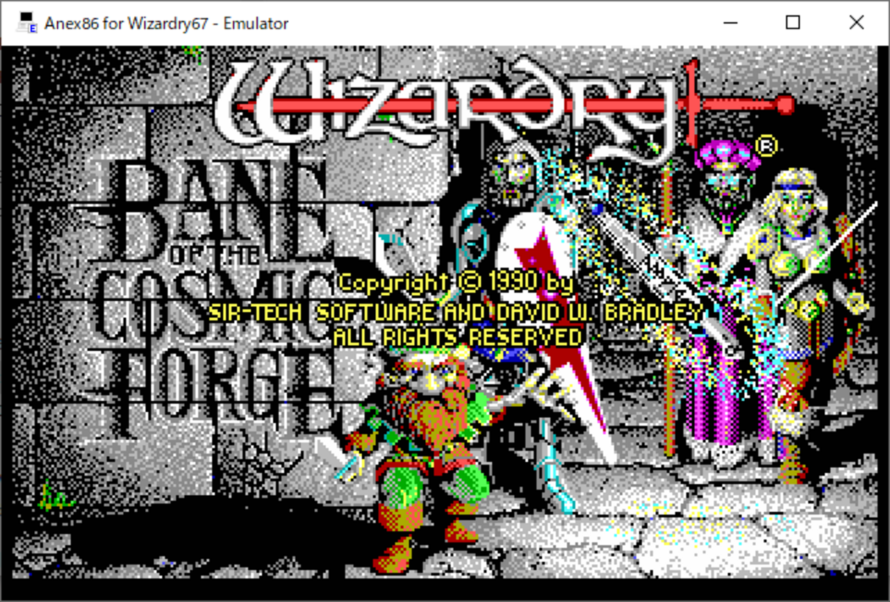 Windows 10でWizardry Collectionをやってみる：(3) 6: Bane of the 