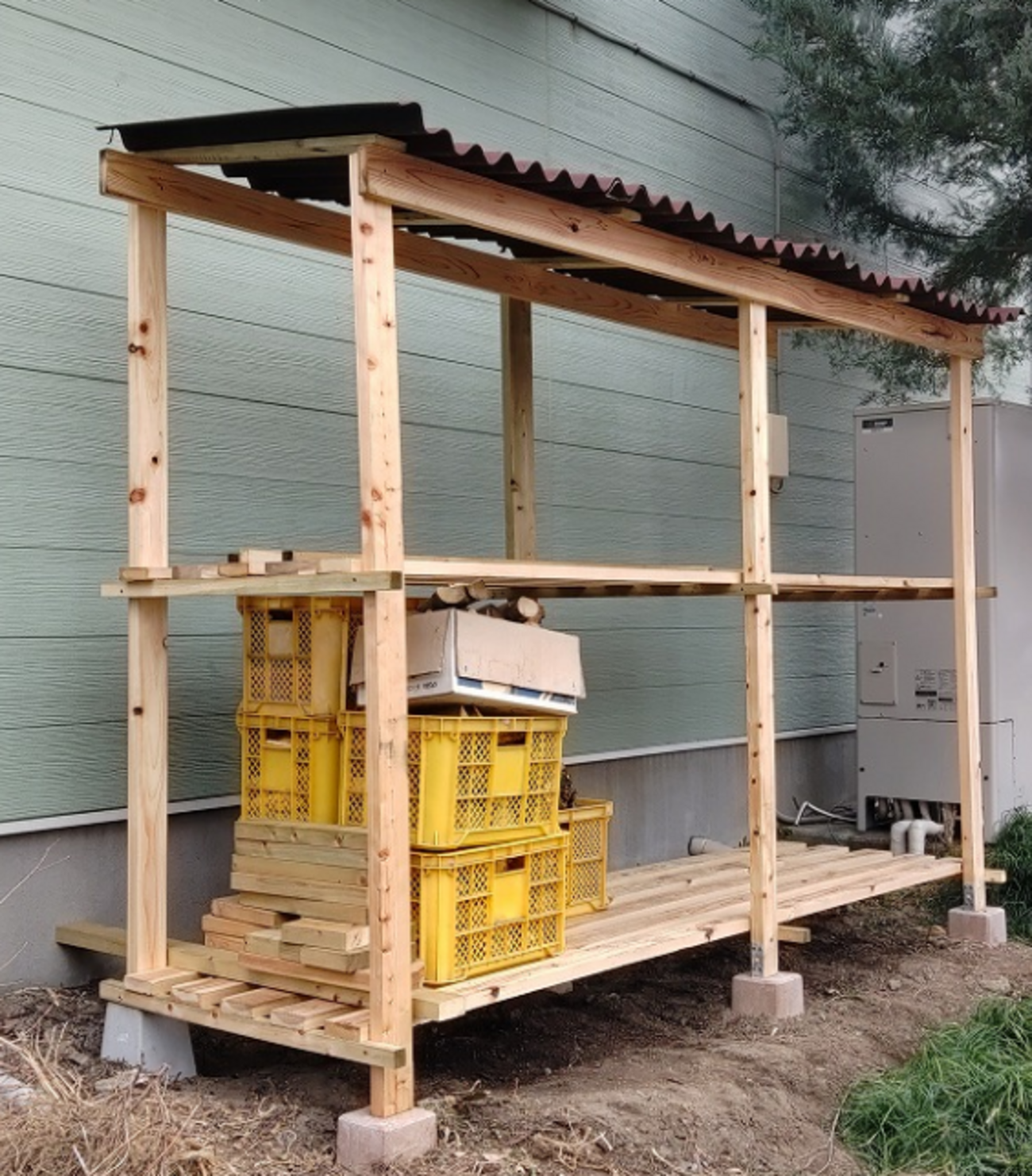 薪小屋をDIYで製作したので手順を解説、かかった費用も公開 - Trip by 