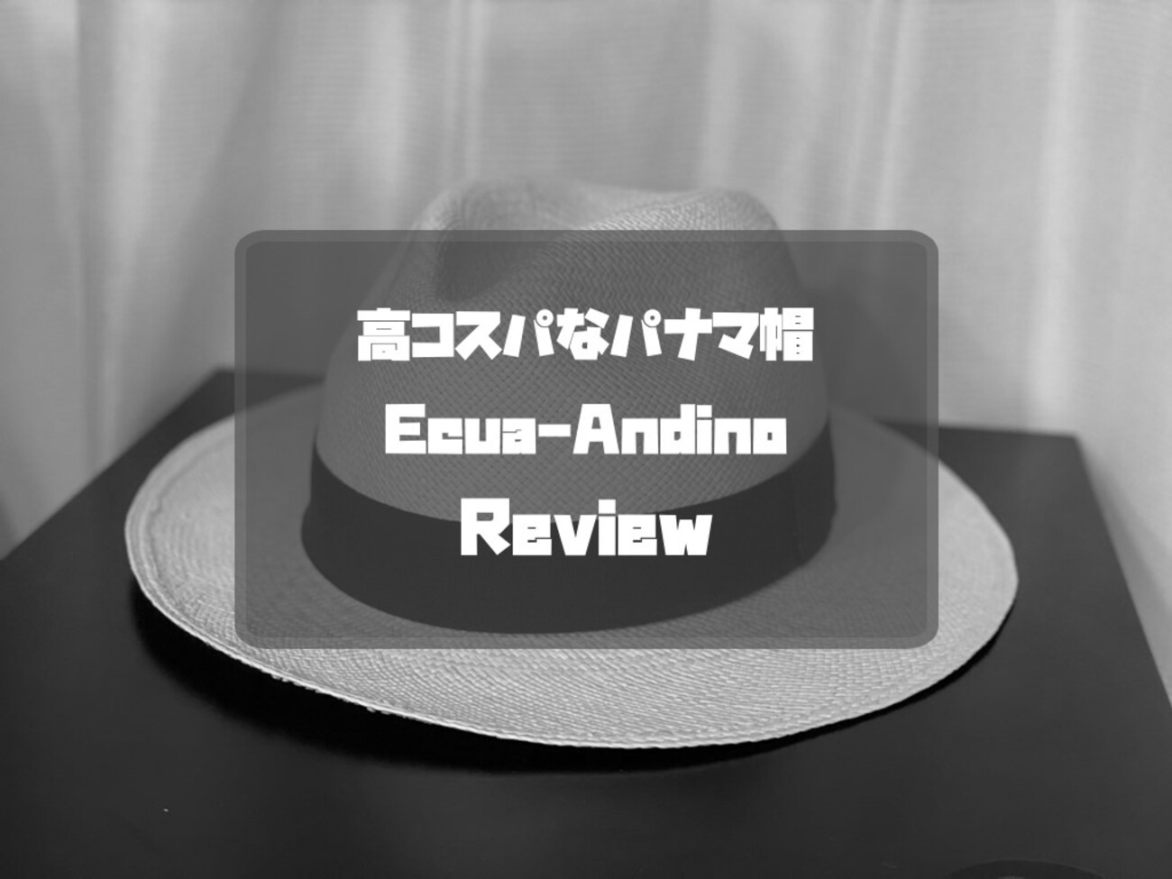 【新品】Ecua-Andino(エクアアンディーノ)パナマハット 麦わら帽子 ECUA-ANDINO／パナマ クラシック 73620