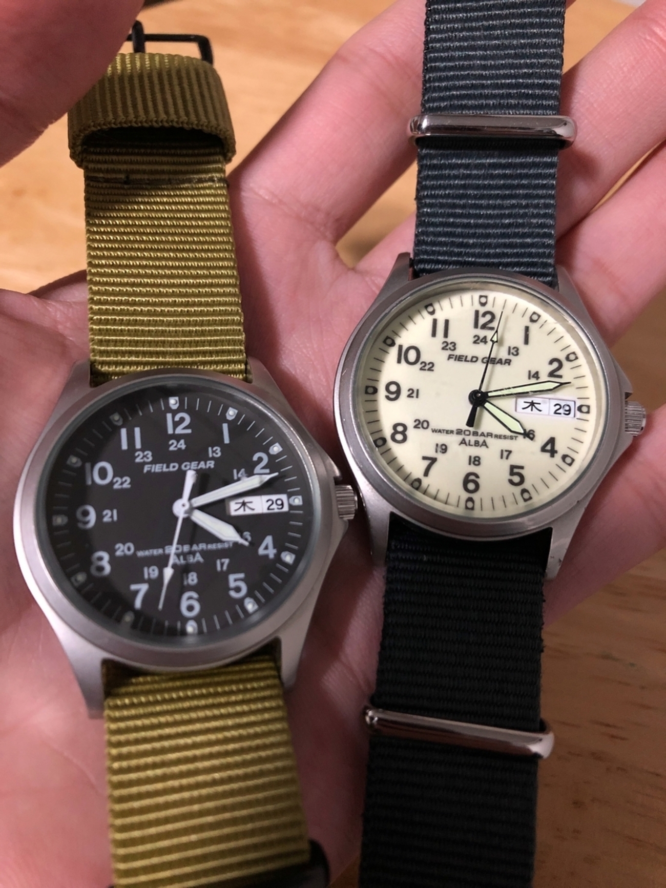 アルバ ALBA Seiko FIELD Alba フィールドギア GEAR Field Gear V743 