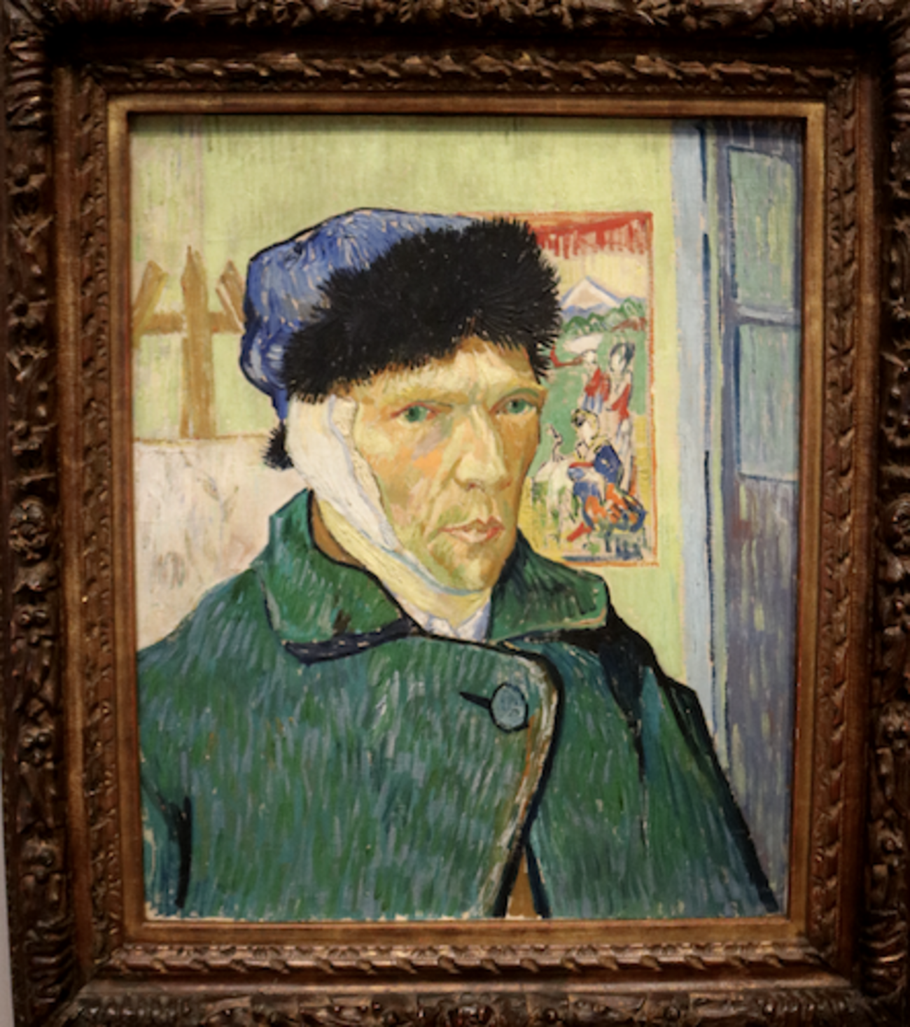 ゴッホ展 マイクロミニ高級複製画 自画像 ひまわり《ゴッホ美術館所蔵