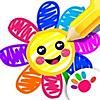 お絵かき幼児 - 知育塗り絵本ゲーム