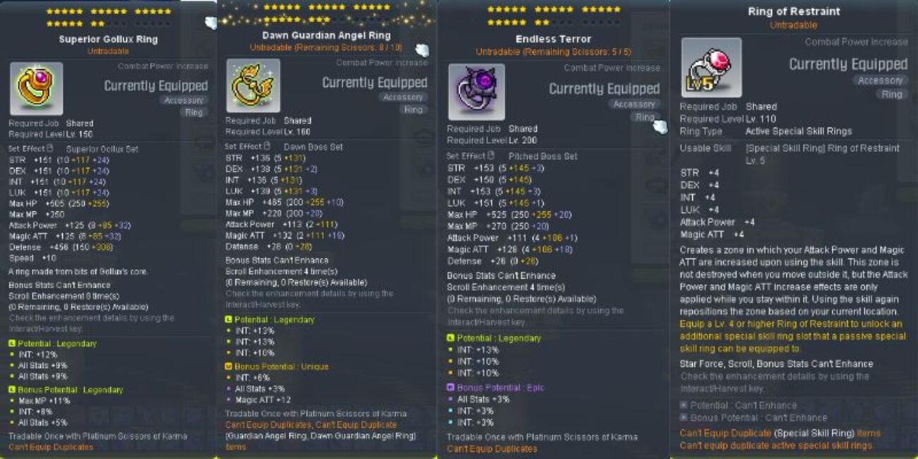 【GMS】直近のKMSアプデ感想や装備換装の進捗など