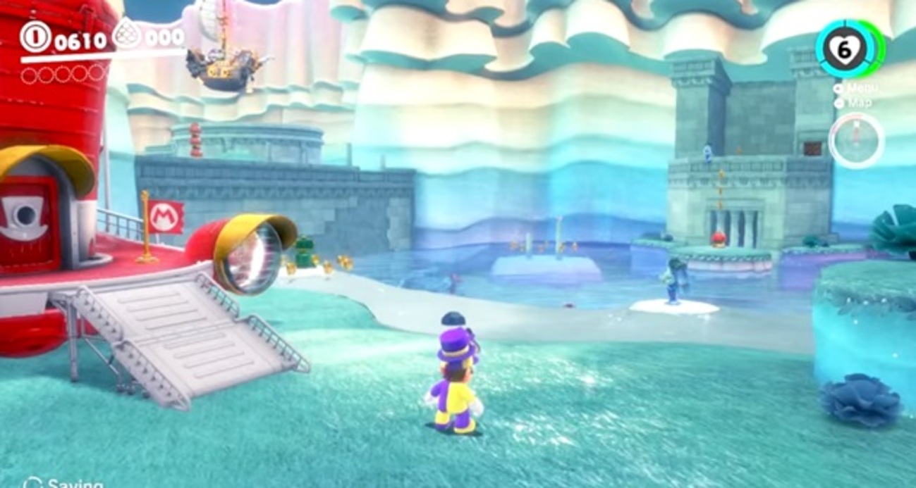 湖の国 ドレッシーバレーの全パワームーンマップ - スーパーマリオ オデッセイ攻略ガイド