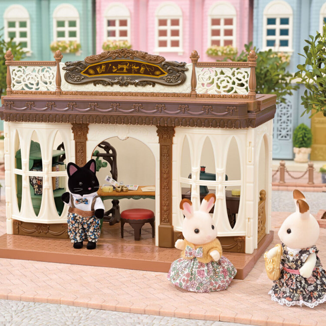 10月14日発売】ほしぞらネコの仕立て屋さん-リバティプリント
