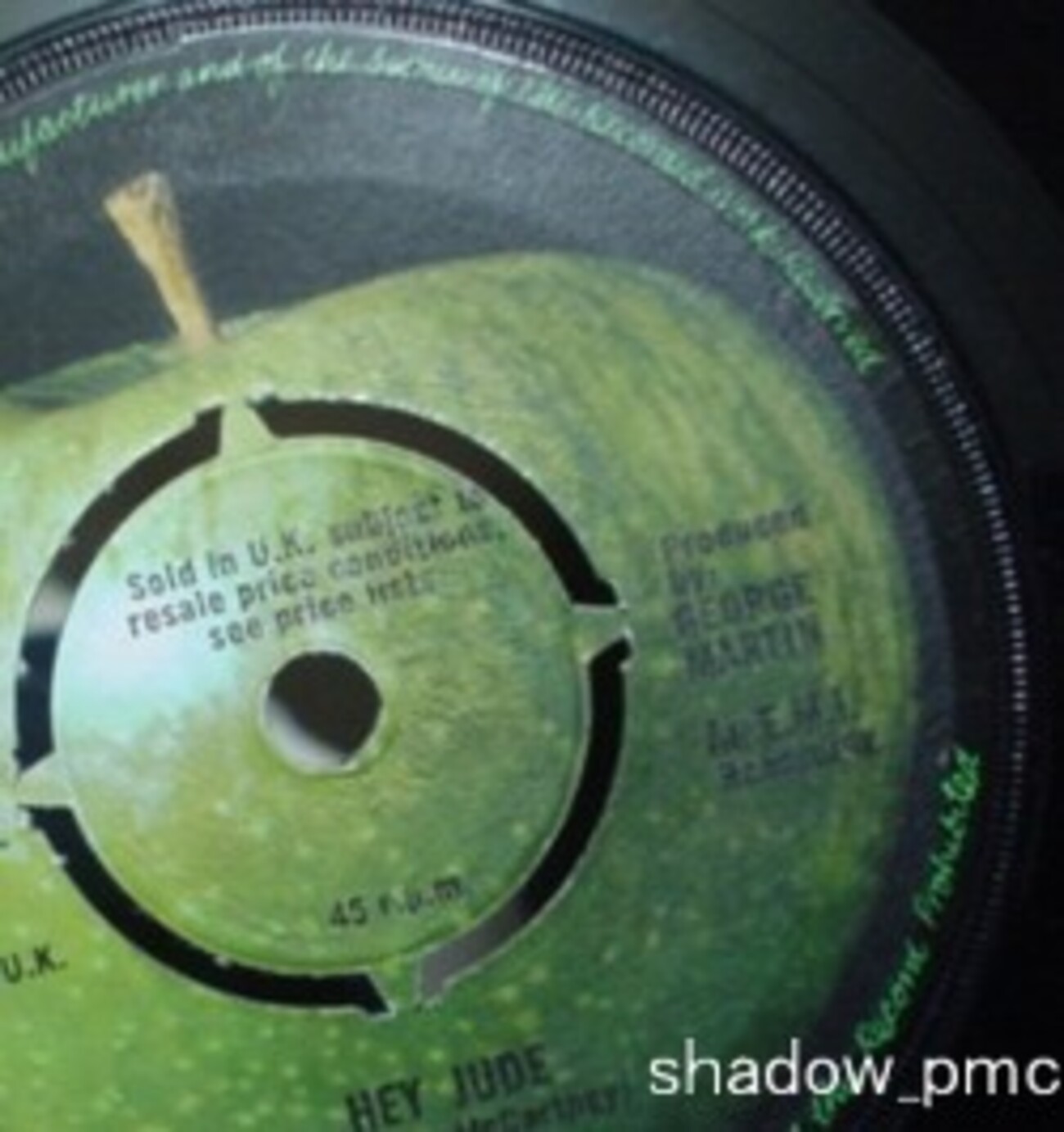 UK盤シングル 「HEY JUDE」 CBSプレス - shadow_pmcのブログ （旧 