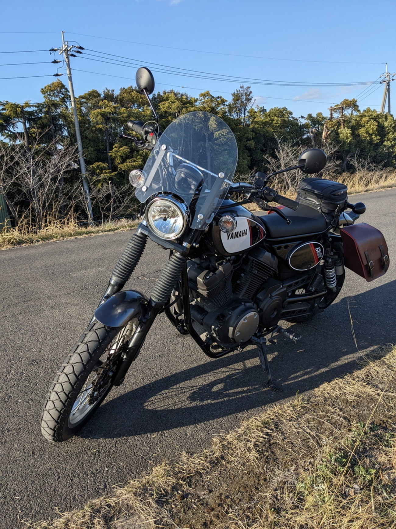 SCR950用ワイズギアウインドスクリーン - こばるとライダー日記