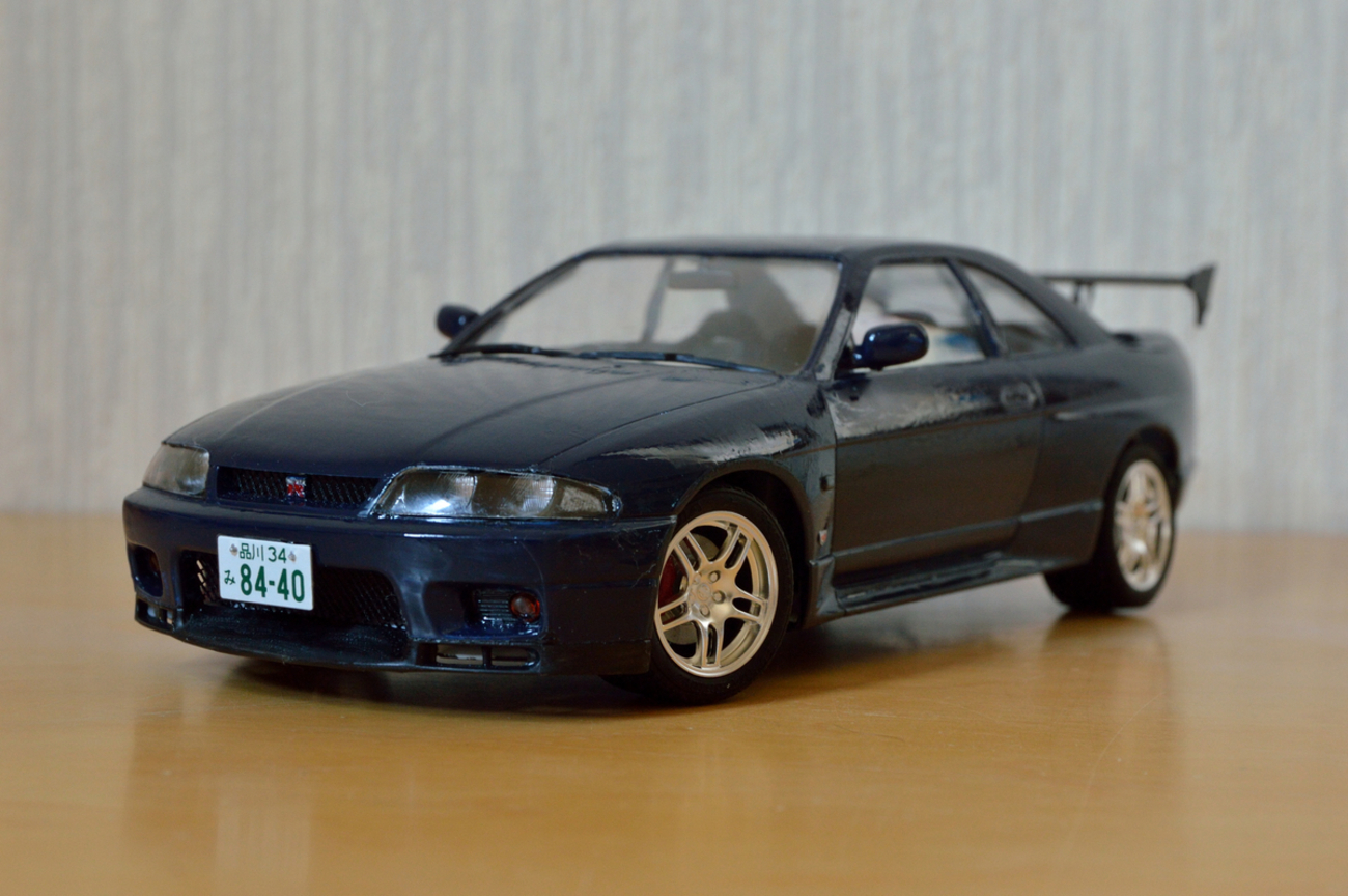 タミヤ 日産スカイラインGT-R V-spec (BCNR33) - VividRabbitRicoの 