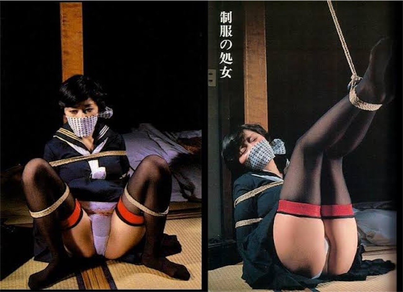 緊縛　昭和　セーラー服 昭和の緊縛 その4 - 女装緊縛猿轡愛好家 Koyuki Alisawa