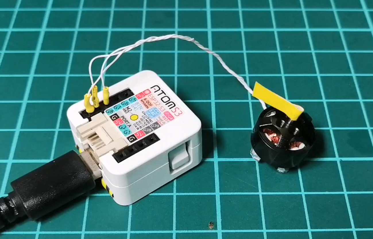 3相コアレスブラシレスモーター CPUポート直接駆動用 作ってみる