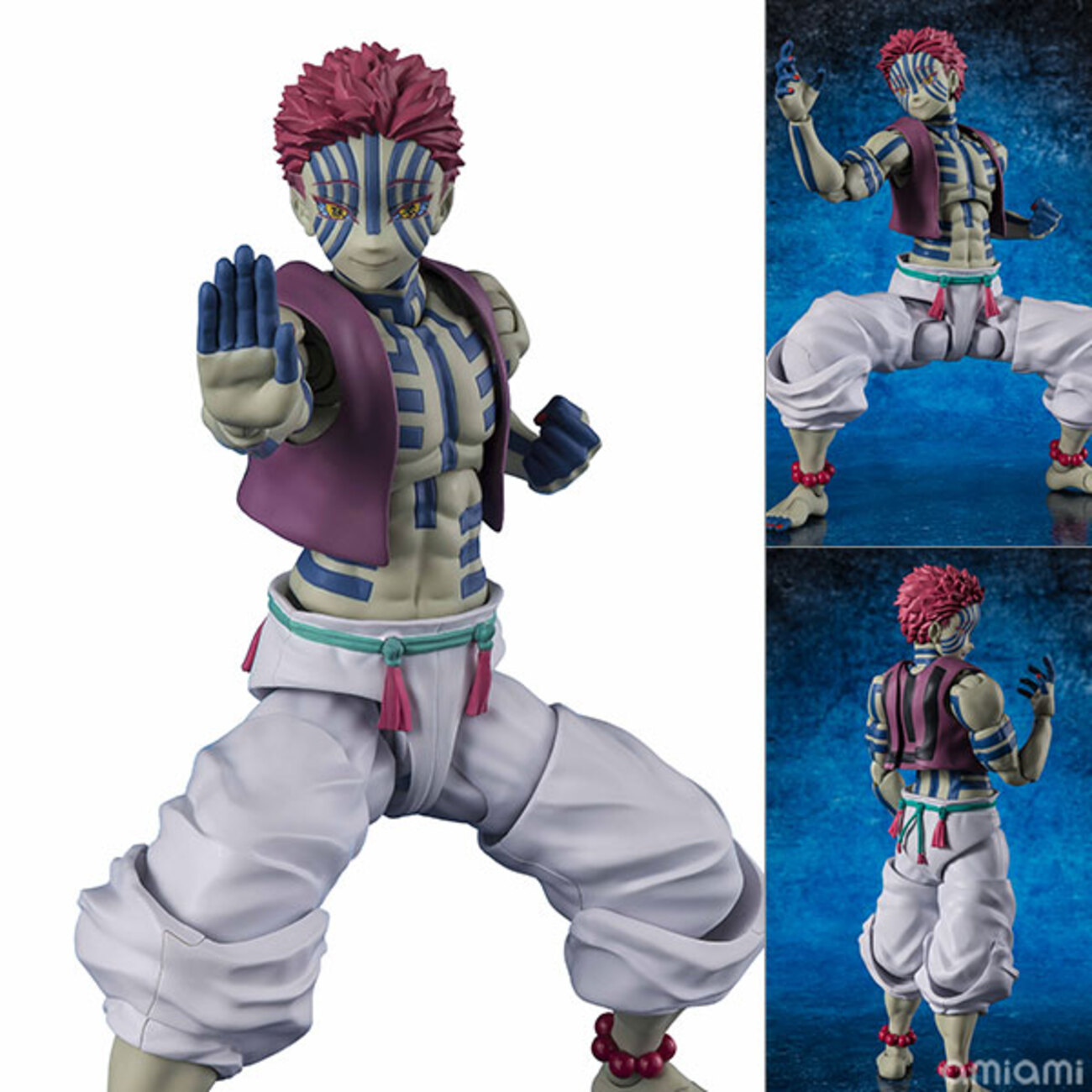 鬼滅の刃】S.H.フィギュアーツ『猗窩座（あかざ）』可動フィギュア 