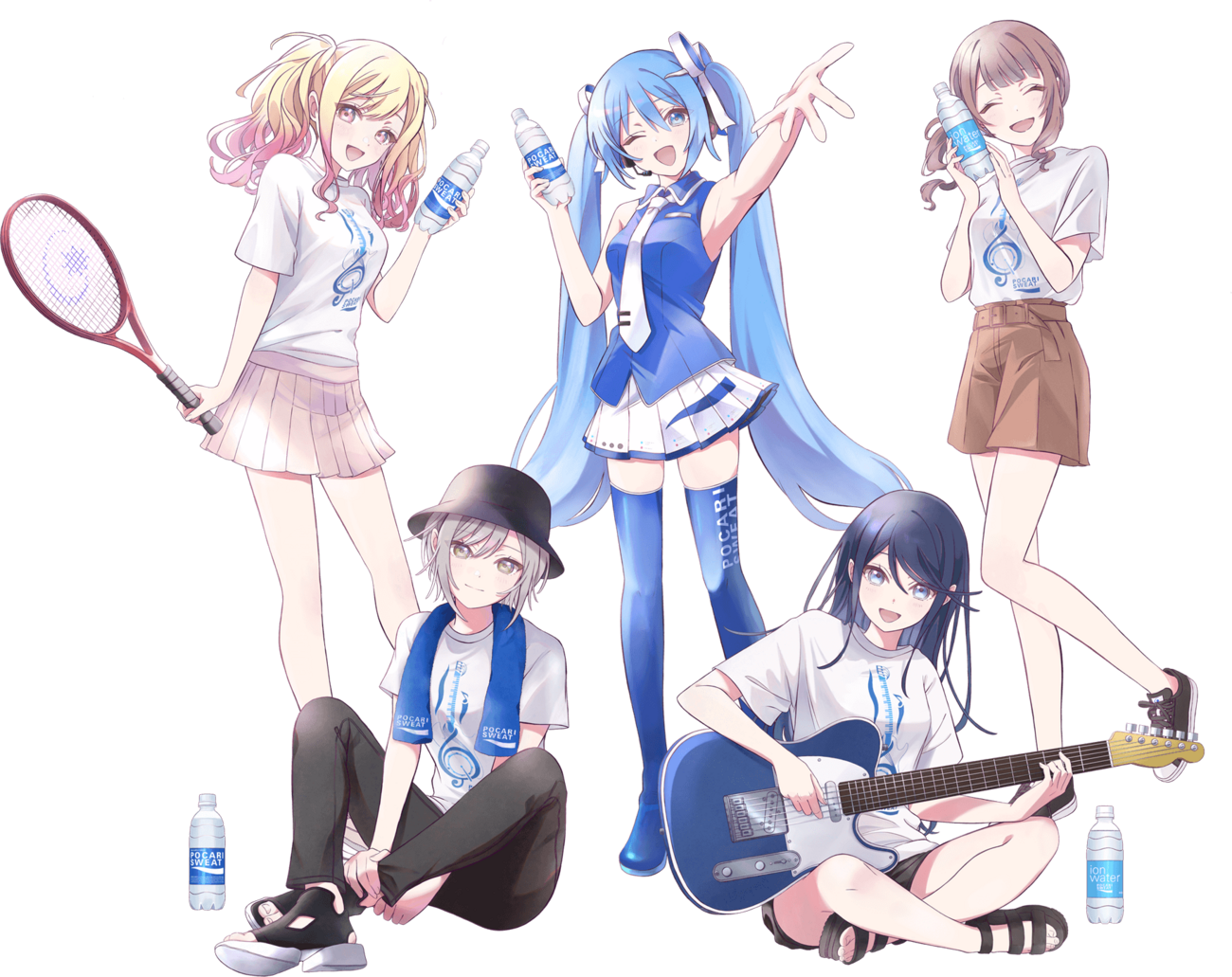 初音ミク・プロセカLeo/needとポカリスエットのコラボ企画「きょうは 