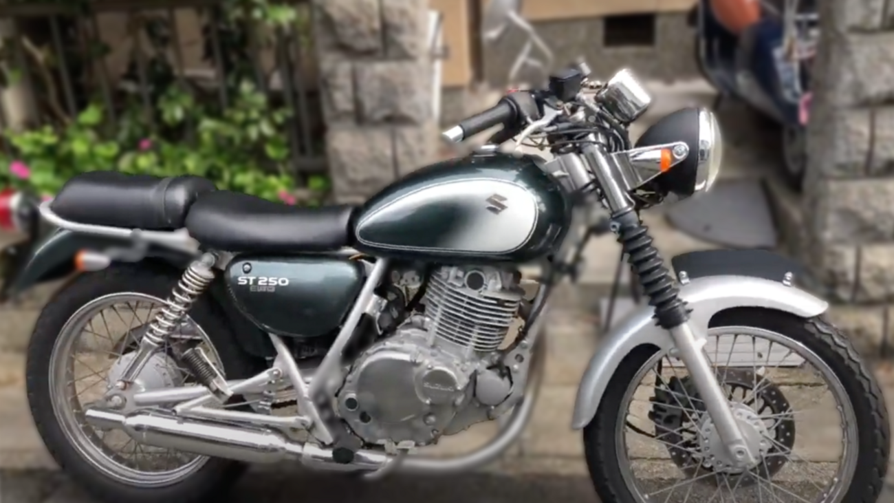 バイク】ST250 Etypeのマフラーをスリップオンマフラーに交換する 