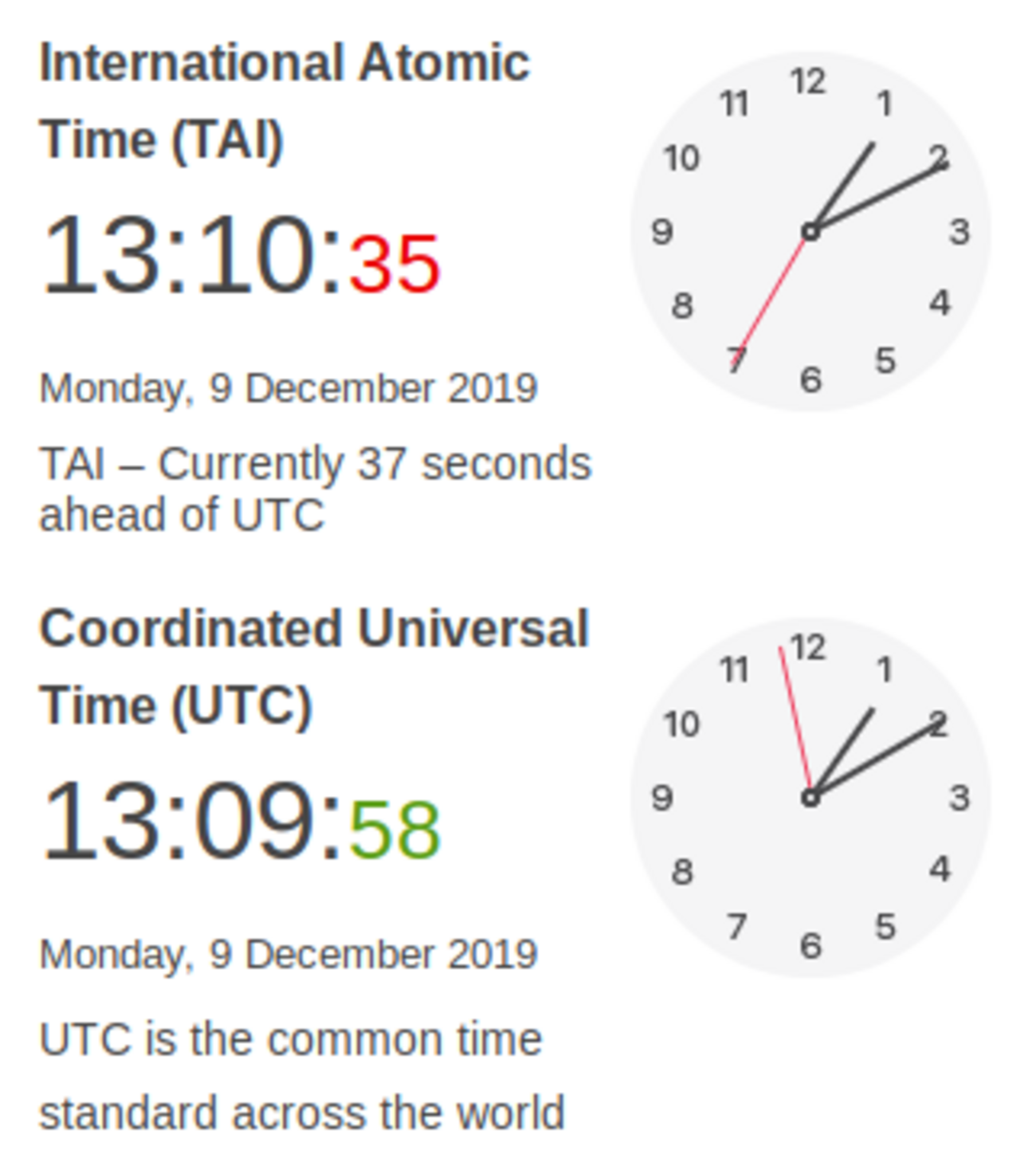 UTCとGMTの違い - ichou1のブログ