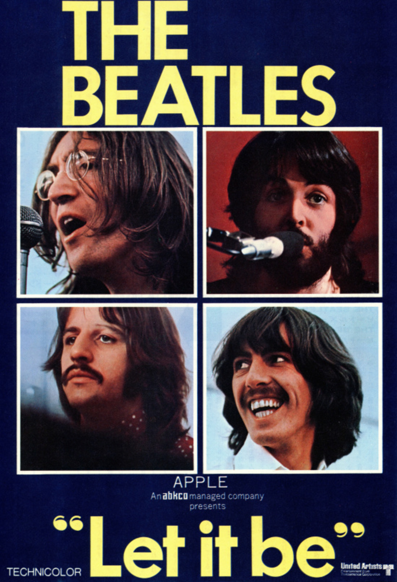 1970年オリジナル レット・イット・ビー 初公開映画パンフレット ザ・ビートルズ Let It Be 映画パンフレット - メルカリ