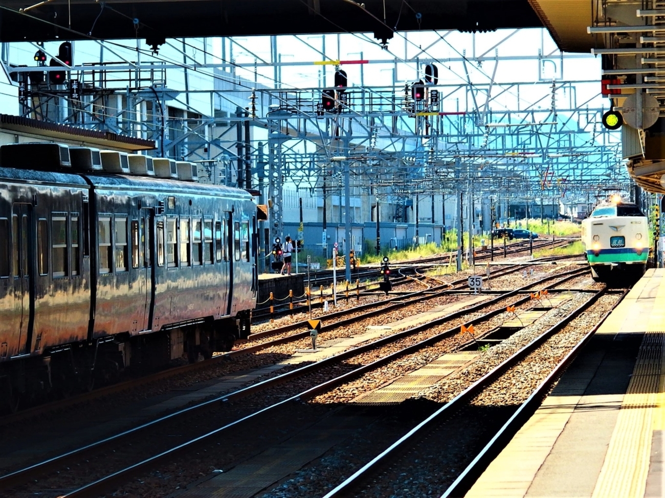 か*照様 485系 北越 Kさん撮影：雪と鉄道 信越本線 485系特急北越 その1 2015.2.14