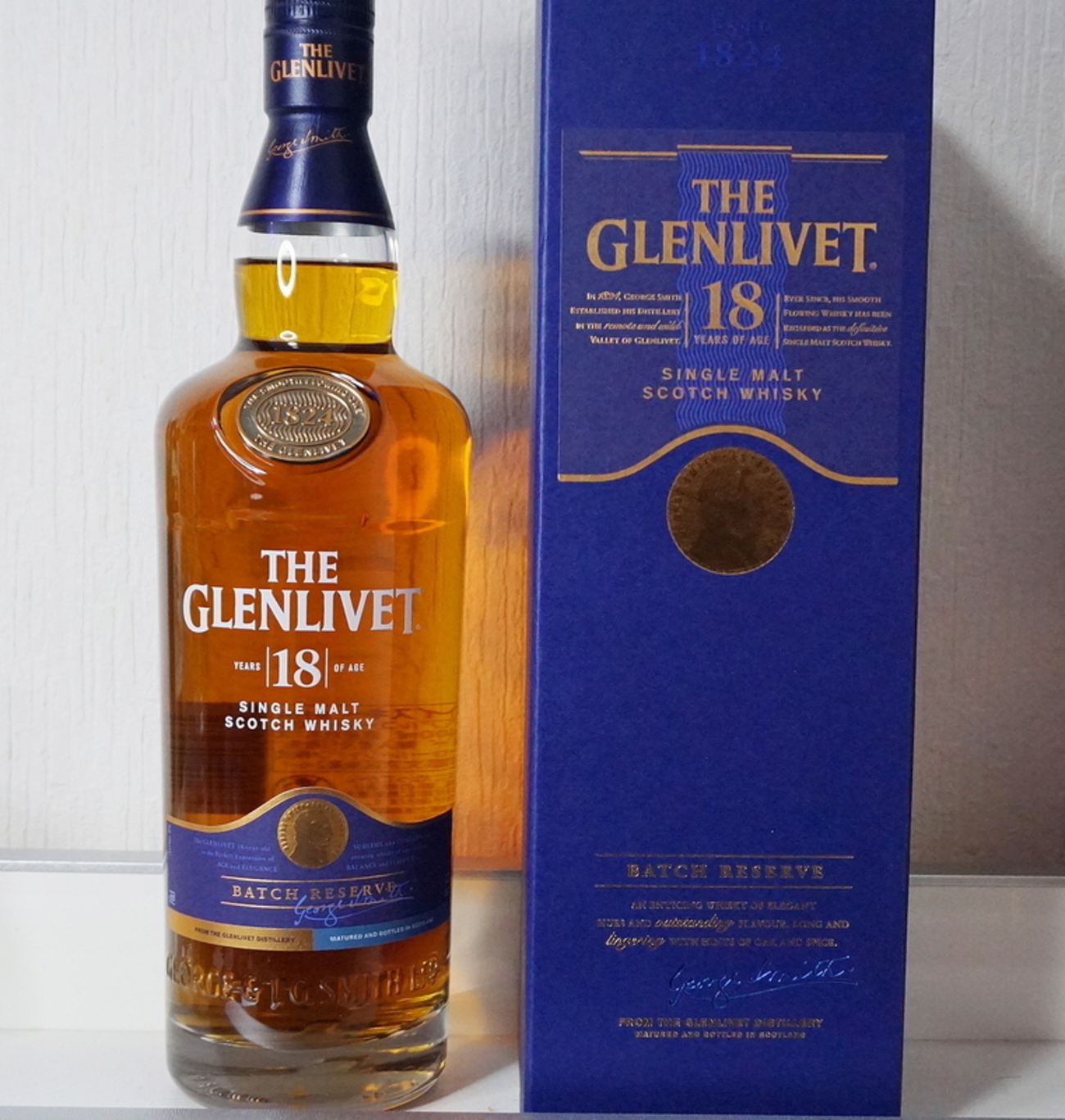 ◇注目! グレンリベット GLENLIVET 18年 700ml 43% ウイスキー IA