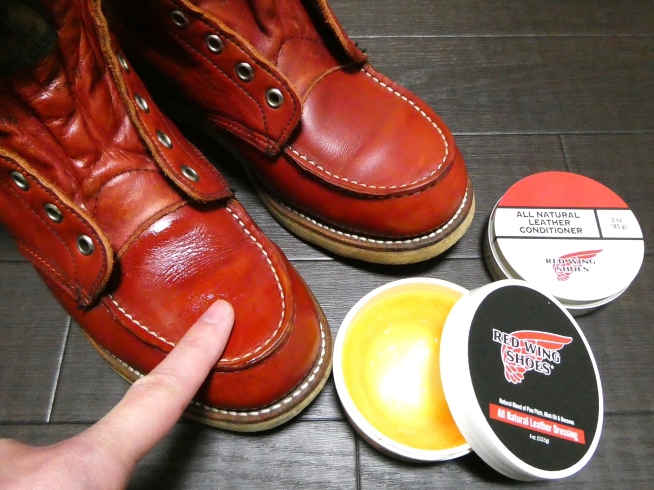 REDWING COLUMN NO.116 レッドウィング旧オロラセット875 メンテナンス 