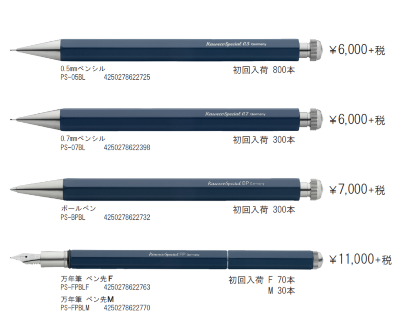 カヴェコペンシルスペシャル ブルーエディション 0.7mm （カヴェコ  
