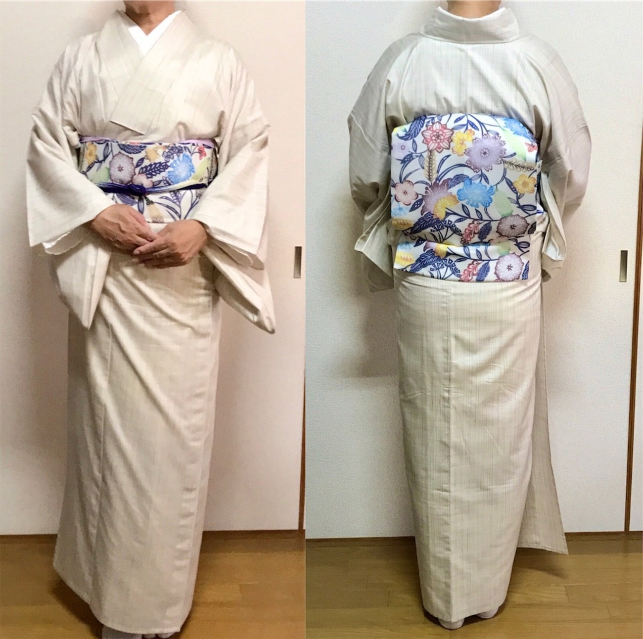 単衣の紅花紬でお稽古に。 - こと子の日々の暮らし方