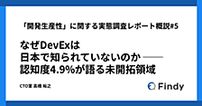 「開発生産性」に関する実態調査レポート概説#5 なぜDevExは日本で知られていないのか ── 認知度4.9%が語る未開拓領域